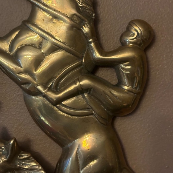 COPY - Mid-Century Modern Brass Cast Eagle Wall Decor- Soaring Eagle Metal Wall… - Picture 8 of 12